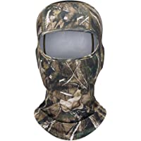 TAGVO Mascara de Caza pasamontañas Camuflaje a Prueba de Malla Ciclismo Pasamontañas Gorra táctica Sombreros- Forro de…